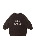 Laden Sie das Bild in den Galerie-Viewer, Ciao Kakao Sweatshirt Braun von Liliput – Vorderseite mit Print