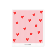 Laden Sie das Bild in den Galerie-Viewer, Schwammtuch von Herr&FrauHempel aus kompostierbarer Bio-Baumwolle und Zellulose mit einzigartigem Muster, waschbar und nachhaltig