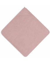 Laden Sie das Bild in den Galerie-Viewer, Frottee Kapuzenhandtuch für Babys von Jollein in der Farbe Wild Rose