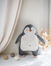 Laden Sie das Bild in den Galerie-Viewer, Rassel Pinguin I Graumeliert