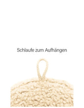 Laden Sie das Bild in den Galerie-Viewer, Buchstabenkissen &-Zeichen von Mea Lini in Wollweiß, kuscheliges Dekokissen für Kinderzimmer und Geschenke, ca. 24 x 27 cm