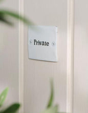 Laden Sie das Bild in den Galerie-Viewer, Schild Emaille I Private