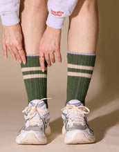 Laden Sie das Bild in den Galerie-Viewer, Popeia Stricksocken Wolle I Grün