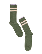 Laden Sie das Bild in den Galerie-Viewer, Popeia Stricksocken Wolle I Grün