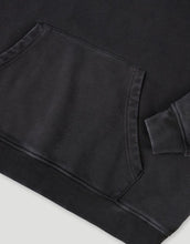 Laden Sie das Bild in den Galerie-Viewer, OH APRIL Boyfriend Hoodie Fluffy Dark Grey Acid – oversized Damen Hoodie mit Sugar Pink Logo-Stickerei, Used-Optik, Größen XS–XL