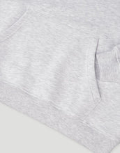 Laden Sie das Bild in den Galerie-Viewer, OH APRIL Boyfriend Hoodie Fluffy Light Grey Acid – oversized Damen Hoodie mit Sugar Pink Logo-Stickerei, Used-Optik, Größen XS–XL.