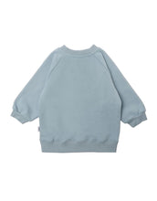 Laden Sie das Bild in den Galerie-Viewer, Kinder Sweatshirt Liliput Hellblau – Rückseite