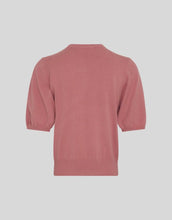 Laden Sie das Bild in den Galerie-Viewer, MSCH Copenhagen Pullover Sefika Rachelle 2/4 Faded Rose mit Rundhalsausschnitt und kurzen Ärmeln.