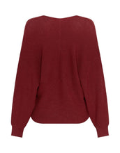 Laden Sie das Bild in den Galerie-Viewer, Zinelle Rachelle Pullover von MSCH Copenhagen – eleganter Wickelpullover mit Half-Cardigan-Strick, schmeichelnde Passform, weiches Material.