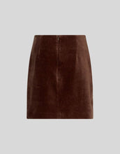 Laden Sie das Bild in den Galerie-Viewer, Rock Floriana HW Cord in Slate Black von MSCH Copenhagen – moderner Cordrock