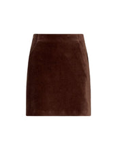 Laden Sie das Bild in den Galerie-Viewer, Rock Floriana HW Cord in Slate Black von MSCH Copenhagen – moderner Cordrock