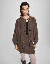 Laden Sie das Bild in den Galerie-Viewer, MSCH Copenhagen Rock Lissi in Slate Black Melange – gestrickter Minirock