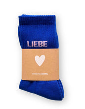Laden Sie das Bild in den Galerie-Viewer, Socken Liebe I Blau/Rosa