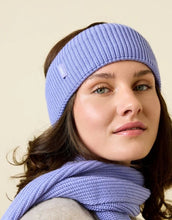 Laden Sie das Bild in den Galerie-Viewer, Popeia Stirnband Flieder aus 100 % Merinowolle, Made in Germany.