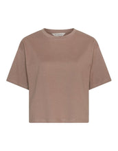 Laden Sie das Bild in den Galerie-Viewer, MSCH Copenhagen T-Shirt Leana Mountain Trail mit Rundhalsausschnitt und lockerem Schnitt