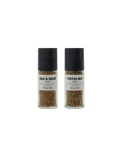 Laden Sie das Bild in den Galerie-Viewer, Nicolas Vahé Geschenkbox Golden Mix mit goldener Pfeffermischung und goldenem Salz-Saaten-Mix.