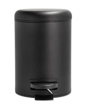 Laden Sie das Bild in den Galerie-Viewer, Pedaleimer Mono in Taupe von Södahl: kleiner Eimer mit Soft-Close-Deckel, Pedal und herausnehmbarem Plastikeinsatz, 3 Liter Fassungsvermögen.