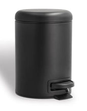 Laden Sie das Bild in den Galerie-Viewer, Pedaleimer Mono in Taupe von Södahl: kleiner Eimer mit Soft-Close-Deckel, Pedal und herausnehmbarem Plastikeinsatz, 3 Liter Fassungsvermögen.