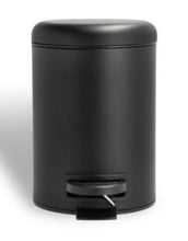 Laden Sie das Bild in den Galerie-Viewer, Pedaleimer Mono in Taupe von Södahl: kleiner Eimer mit Soft-Close-Deckel, Pedal und herausnehmbarem Plastikeinsatz, 3 Liter Fassungsvermögen.