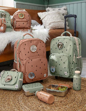 Laden Sie das Bild in den Galerie-Viewer, LÄSSIG Patches 3er Set Happy Prints aus 100 % Polyester mit Pferd- und Vogel-Motiv, zum Befestigen an Rucksäcken und Taschen mit Druckknopf.