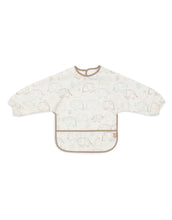 Laden Sie das Bild in den Galerie-Viewer, Jollein Ärmellätzchen „Elephant Tales“ – wasserdichtes Lätzchen mit Ärmeln und Elefantenmotiv, OEKO-TEX-zertifiziert.