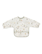 Laden Sie das Bild in den Galerie-Viewer, Jollein Ärmellätzchen „Tiny Park“ – wasserdichtes Lätzchen mit Ärmeln und fröhlichem Tiermotiv, OEKO-TEX-zertifiziert.