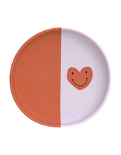 Laden Sie das Bild in den Galerie-Viewer, LÄSSIG Kinderteller Silikon Happy Rascals Heart, bruchfest, BPA-frei, flexibel, spülmaschinen- und mikrowellengeeignet, blau, ideal für Kinder ab 6 Monaten.