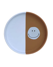 Laden Sie das Bild in den Galerie-Viewer, LÄSSIG Kinderteller Silikon Happy Rascals Smile, bruchfest, BPA-frei, flexibel, spülmaschinen- und mikrowellengeeignet, blau, ideal für Kinder ab 6 Monaten.