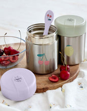 Laden Sie das Bild in den Galerie-Viewer, LÄSSIG Thermobehälter Happy Fruits – 315 ml Edelstahl Food Jar mit Kirsch-Design, auslaufsicher & BPA-frei, für warme & kalte Speisen.