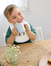 Laden Sie das Bild in den Galerie-Viewer, Mehrfarbiger Trinklernbecher mit Zitronenmotiv, BPA-frei, mit Griffen und Antitropf-Ventil, spülmaschinen- und mikrowellengeeignet, für Babys ab 6 Monaten.