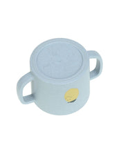 Laden Sie das Bild in den Galerie-Viewer, Mehrfarbiger Trinklernbecher mit Zitronenmotiv, BPA-frei, mit Griffen und Antitropf-Ventil, spülmaschinen- und mikrowellengeeignet, für Babys ab 6 Monaten.