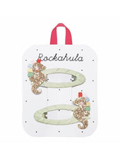 Laden Sie das Bild in den Galerie-Viewer, Haarspangen 2er-Set I Rainbow Seahorse