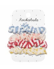 Laden Sie das Bild in den Galerie-Viewer, Scrunchie 4er-Set I Vintage Seaside