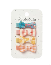 Laden Sie das Bild in den Galerie-Viewer, Haarspangen 4er Set I Heidi Floral Mini Bow