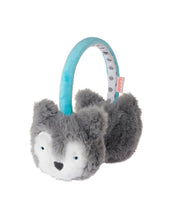 Laden Sie das Bild in den Galerie-Viewer, Flauschige Rockahula Ohrenwärmer in fröhlichen Farben mit liebevollen Details – warm, weich und perfekt für kalte Wintertage.