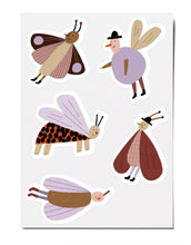 Laden Sie das Bild in den Galerie-Viewer, Reflektierende Kindersticker Flatter Freunde von nuukk