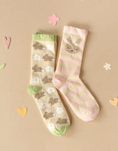 Laden Sie das Bild in den Galerie-Viewer, Rockahula Kids Betty Bunny Kindersocken im 2er-Set mit Hasenmotiven