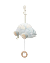 Laden Sie das Bild in den Galerie-Viewer, Jollein Spieluhr „On the Go“ – weiches Auto in Sea Green mit Biscuit-Rädern und Cordstoff-Fenstern, spielt die Melodie „Lullaby“, CE-zertifiziert.
