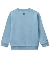 Laden Sie das Bild in den Galerie-Viewer, THORA Sweatshirt aus Bio-Baumwolle in Tiger und Beach Blue von Liewood