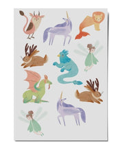 Laden Sie das Bild in den Galerie-Viewer, Vegane Kinder-Tattoos Einhorn von nuukk