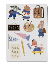 Laden Sie das Bild in den Galerie-Viewer, Vegane Kinder-Tattoos Schulkind von nuukk