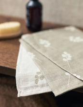 Laden Sie das Bild in den Galerie-Viewer, Jollein Waschlappen Musselin 3er Set „Twig“ – hydrophile Baumwoll-Waschlappen mit Zweigprint, in Olive Green oder Wild Rose, OEKO-TEX zertifiziert, weich zur Babyhaut.