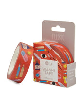 Laden Sie das Bild in den Galerie-Viewer, Washi Tape Schule mit Illustrationen von Anna Katharina Jansen von nuukk