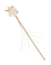 Laden Sie das Bild in den Galerie-Viewer, Einhorn-Zauberstab mit Regenbogenmähne und bunten Bändern von Rockahula Kids