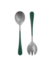 Laden Sie das Bild in den Galerie-Viewer, House Doctor Salatbesteck Serv Grün – 2-teiliges Set aus Edelstahl