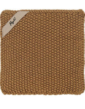 Laden Sie das Bild in den Galerie-Viewer, Topflappen Gestrickt Mynte I Honig