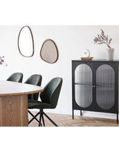 Laden Sie das Bild in den Galerie-Viewer, House Nordic Spiegel Luxon Holzoptik, organische Form, 38,5 x 64,5 cm.