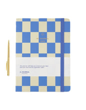 Laden Sie das Bild in den Galerie-Viewer, My Journal Tagebuch 2026 I Checkered Blue