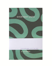 Laden Sie das Bild in den Galerie-Viewer, A-Journal Notizblock Flow in Mint, 17x11 cm, 1,6 cm dick.