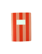 Laden Sie das Bild in den Galerie-Viewer, Notizheft liniert I Streifen - Orange/Apricot